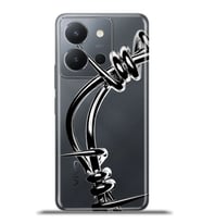 Vivo Y36 Kapak HD Renkli Dizayn Silikon Kılıf - Dont Touch