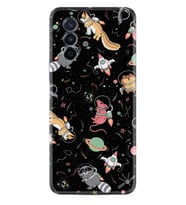 Huawei Nova Y70 Y90 Nova 9 SE  Kılıf Desemli Silikon Planet Animals 1771