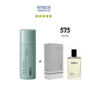 575 Erkek Parfüm Edp 50 ml Woody + No: 575 Erkek Deodorant 150 ml Woody -Mnms575deo