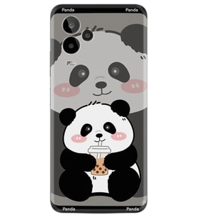 24 Pro Kılıf HD Resim Baskılı Milkshake Panda StKd -058