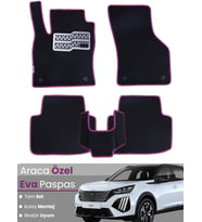 Peugeot 2008 Benzinli (2020-2025) Uyumlu EVA Paspas Tam Set–Araca Özel Kesim,Kaymaz,Kolay Montaj