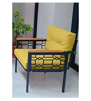 Adımshos tekli Lazer Balkon-Bahçe-Ofis-Kafe Çay Seti Koltuk Oturma Takımı-Oturma Grubu