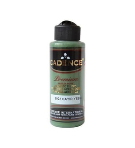 Cadence Premium Akrilik Boya 120 ml. 8022 Çayır Yeşili 