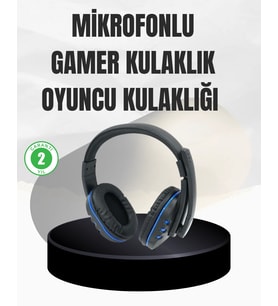 Stereo Oyun Kulaklığı - Güçlü Bas, Mikrofonlu Ve Konforlu Tasarım