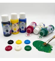 Lexroo SuperArt Akrilik Multisurface Boya Seti 6'lı 6x50 mL