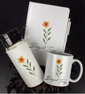 Kişiye Özel Tasarım Defter Kalem Matara Ve Kupa Hediye Seti 104953