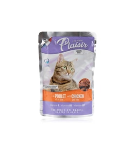 Plaisir Pouch Tavuklu Ciğerli Kedi Konservesi 100 Gr