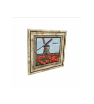 Hollanda Görseli Baskılı Taş Tablo 25X25