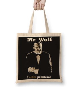 Mr Wolf I Solve Problems Bez Çanta Uzun Saplı