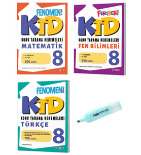 LGS 8.Sınıf KTD Matematik Fen Bilimleri Ve Türkçe 40 Deneme