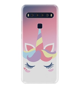 TCL 10L 10 Plus 10SE 20E 20SE 30SE L7 Kılıf Desemli Silikon Sweety Unicorn 1737