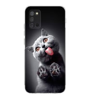 PrintiFy Samsung Galaxy A02s ile Uyumlu Kedi 2 Kamera Korumalı Şeffaf Kılıf