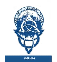 MGZ-024 DOĞA VE İŞARETİ DESEN ORTA BOY YARI KALICI DÖVME-TATTO
