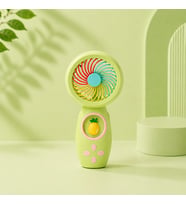 Sevimli Mini El Fanı USB Şarjlı Taşınabilir Sessiz Renkli Masaüstü Fan