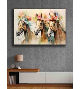 Koç stüdyo Modern tasarım kanvas tablo 50x70 (Çok Renkli)