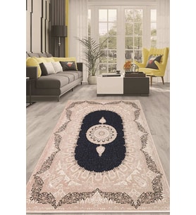 Dijital Kaymaz Taban Yıkanabilir Modern Renkli Salon Halısı Mutfak Halısı Yolluk ND-HT-653 (Çok Renkli)