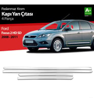 Ford Focus Uyumlu 2 Hatchback Sedan Krom Kapı Yan Çıtası 2008-2011