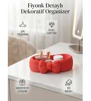 Fiyonk Detaylı Dekoratif Organizer ve Şık Takı Çanağı