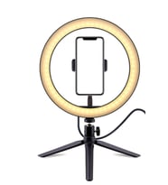 10 inç Selfie Stüdyo Ring Light, Tripod ile Sosyal Medya İçin Işıklandırma