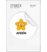 Sevimli Hayvanlar Kedi Köpek Emoji Ödev Etiket Sticker Öğretmen Aferin Harikasın Etiketleri 96 Adet