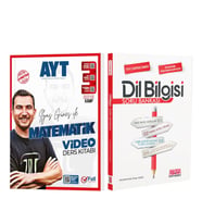 Full Matematik AYT Matematik Video Ders Kitabı ve AKM Dil Bilgisi Soru Bankası Seti 2 Kitap
