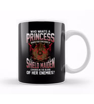 Who Wants A Princess Instead Of A Shield Maiden Kupa Bardak Porselen