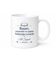 Kişiye Özel Sınav Haftası Motivasyon Kupa Bardak İsimli Hediye