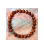 8 MM KAHVE YILDIZ DOĞALTAŞ BİLEKLİK