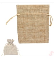 Natürel Jüt Kese, 12cm x 15cm - 12 Adet (STD)