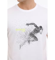 Kinetix Sten Erkek Yazlık T-shirt (Beyaz)
