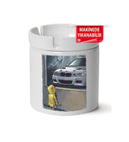Bmw E46 Baskılı Porselen At-Söndür Küllük