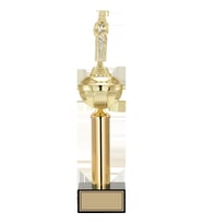 ODAK KUPA - Figürlü Kupalar - Mezuniyet Kadın Figürlü Kupalar FG-047 A - 44 cm
