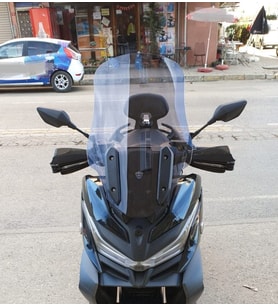MOTOCAM Voge SR4 Ön Cam 2022-2026 Model 78cm Füme Renkli 4mm UZUN
