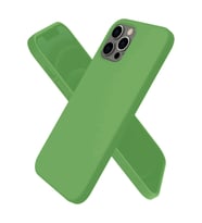 Pilelistore   iPhone 12 Pro Max Kılıf First Silikon - Yeşil