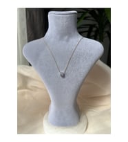 Swarovski Taşlı Rodyum Kaplama Kolye