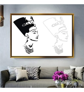Altın Çerçeveli dekoratif tablo a242 (Gold)
