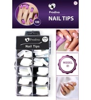 Prodiva 100'lü Kutulu Takma Tırnak - Nail Tips 1 No