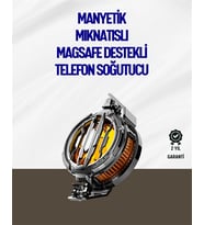 Mıknatıslı Ve Atlı Montajlı Soğutucu Fan  Her Cihaza Uyumlu  Led Göstergeli
