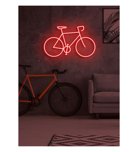 Bisiklet Figürlü Neon Tabela