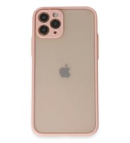 Newface Apple iPhone 11 Pro Kılıf Montreal Silikon Kapak - Pembe