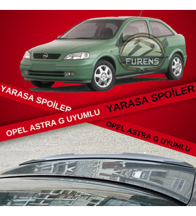 Opel Astra G Bagaj Üstü Yarasa Spoiler Bagaj Çıtası Piano Black