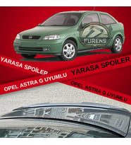 Opel Astra G Bagaj Üstü Yarasa Spoiler Bagaj Çıtası Piano Black