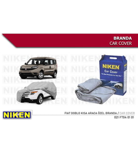 Fiat Doblo kısa (araca özel üretim) Oto Branda Araç Örtüsü tüm modeller Niken (Gri)