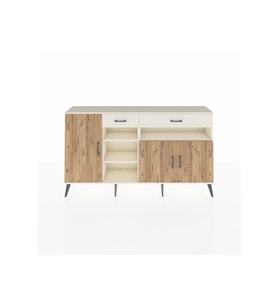 Arges Konsol 5 Raflı 2 Çekmeceli 3 Kapaklı 176x30x99 Aytaşı-Çam/Aytaşı