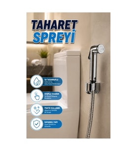 Stoplu Taharetmatik El Spreyi – Su Tasarruflu Banyo Temizlik Seti
