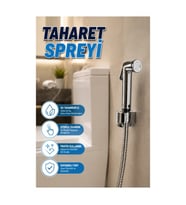 Stoplu Taharetmatik El Spreyi – Su Tasarruflu Banyo Temizlik Seti