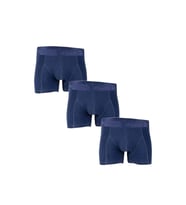 Ceylanoğlu Erkek Likralı Boxer 034 (3 Paket) - Beyaz - S (Lacivert)
