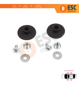 Mercedes C W203 S203 CL203 CLC 2037200114 İçin 2 Set Cam Kriko Ray Montaj Tutma Sabitleme Klipsi
