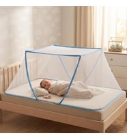 Portatif Bebek ve Çocuk Sinek Koruyucu Cibinlik Tül (50x125 cm) – Katlanabilir Beşik ve Yatak Tülü
