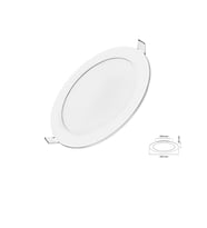 18W Sıva Altı Yuvarlak Slim Led Panel Beyaz Işık 2 Adet